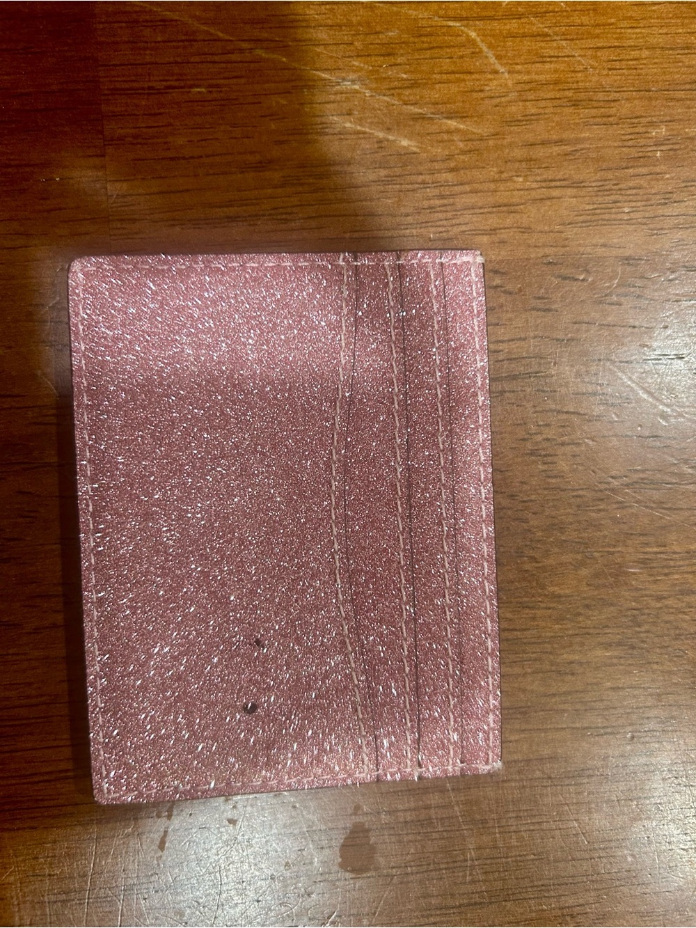 kate spade Glitter Pink Card Holder Wallet